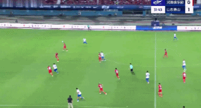 李源一做球，澤卡扛著(zhù)防守破門(mén)，山東客場(chǎng)2-0河南