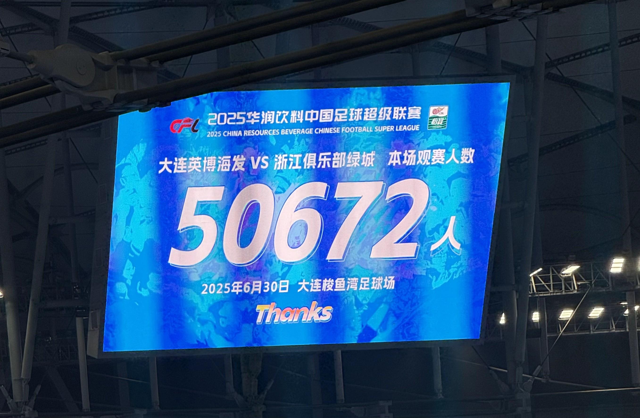  工作日熱度不減，英博vs浙江共有50672人現場(chǎng)觀(guān)賽