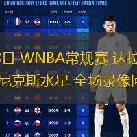 07月08日 WNBA常規賽 達拉斯飛翼vs菲尼克斯水星 全場(chǎng)錄像回放